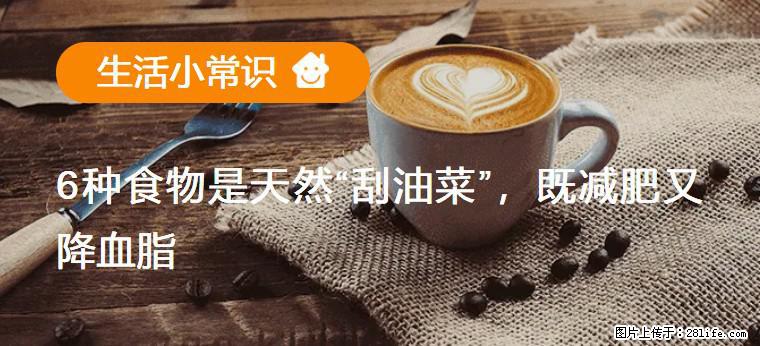 【生活小常识】6种食物是天然“刮油菜”，既减肥又降血脂 - 赣州生活资讯 - 赣州28生活网 ganzhou.28life.com